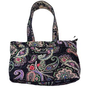 Vera Bradley Mandy Tote Bag Kiev Paisley Quilted Cotton Vintage Purse